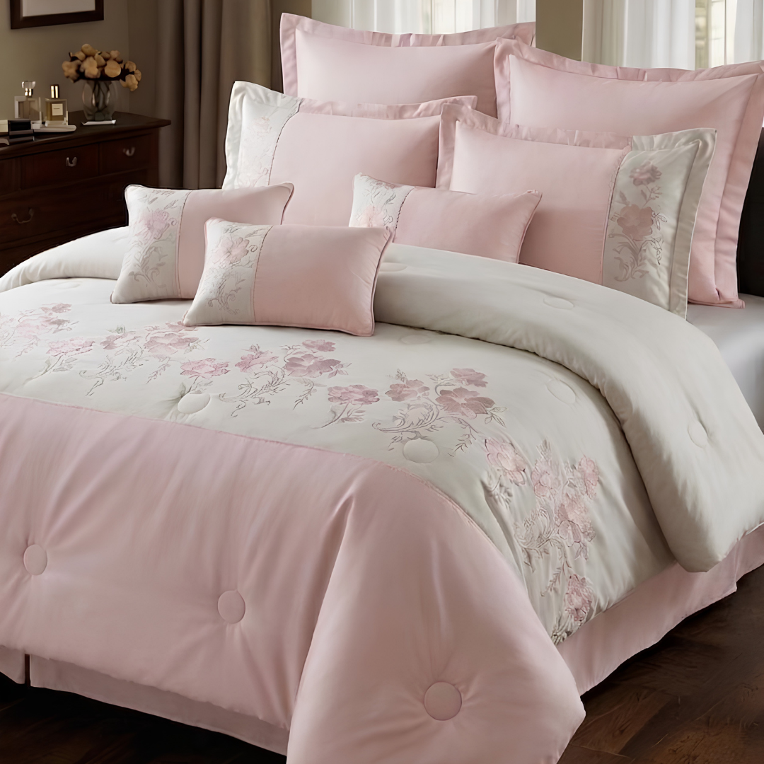 DUAL-TONE KING SIZE COMFORTER SET