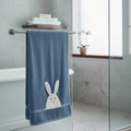 Bunny Embroidered Kids Bath Towel