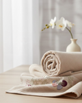 Embroidered Cotton Throw Blanket