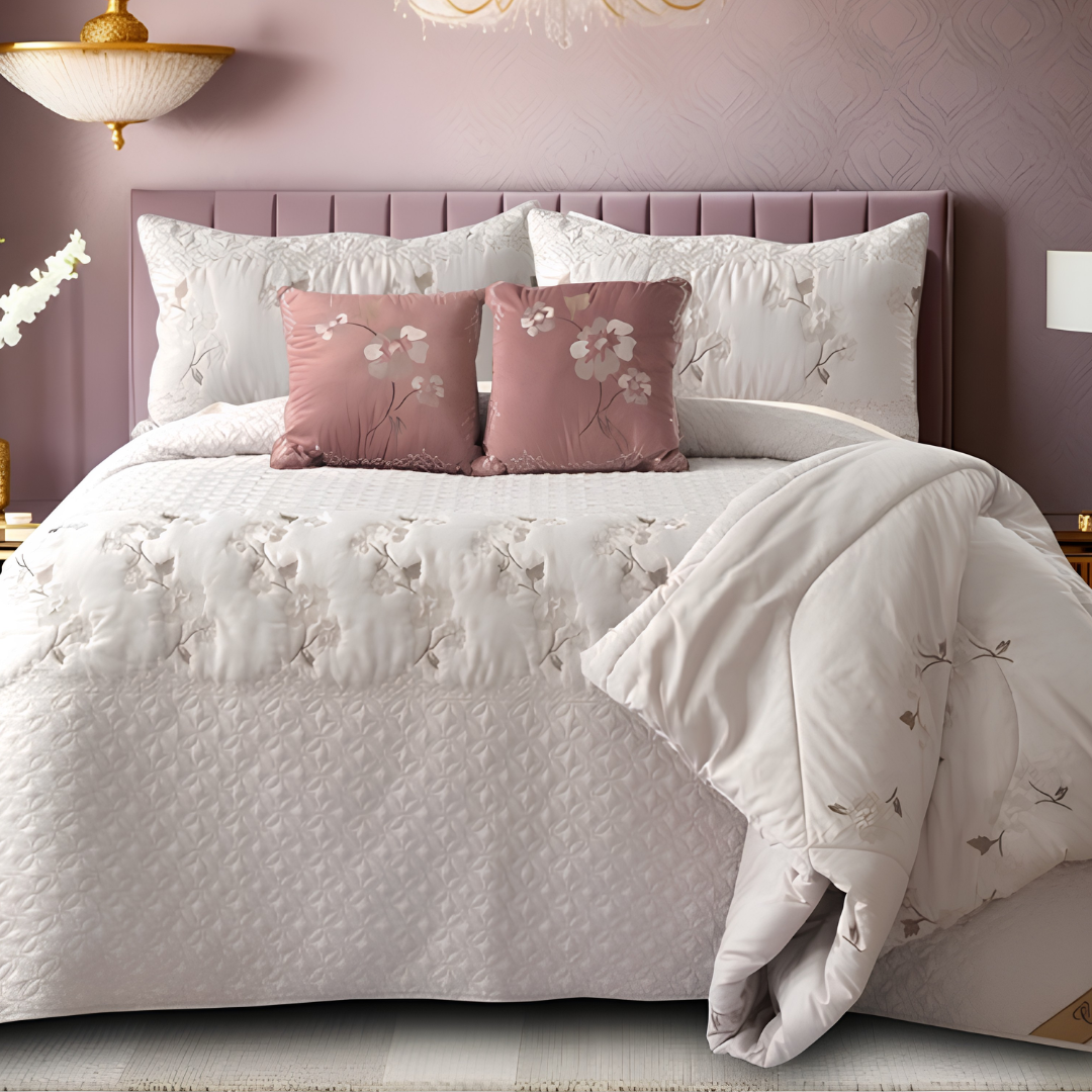 Crimson Wembley Embroidery 6 Piece Set