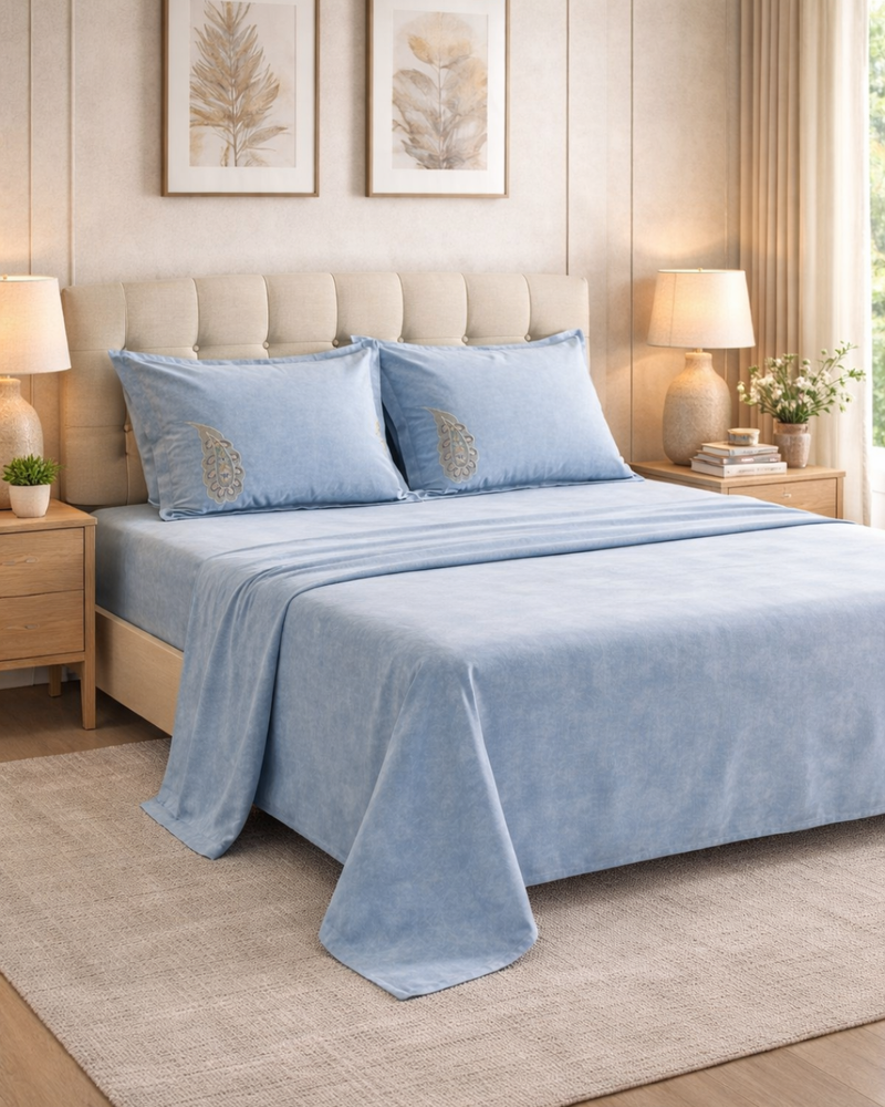 Blue Bedsheet